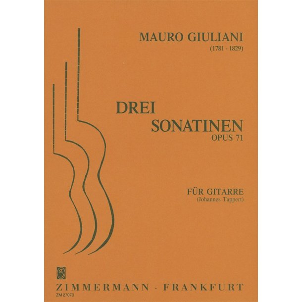 Mauro Giuliani: 3 Sonatinas Op.71 For Guitar