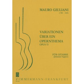 Giuliani: Variations Op 72