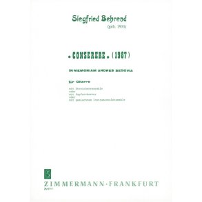 Conserere In Memoriam Andrs Segovia