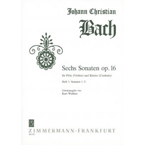 Bach, Jc: Sonata Op 16 Nos 1-3