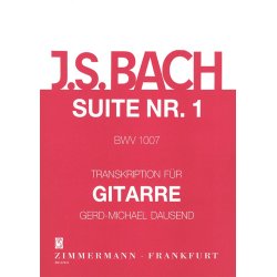 Bach, Js: Suite No 1 Bwv 1007