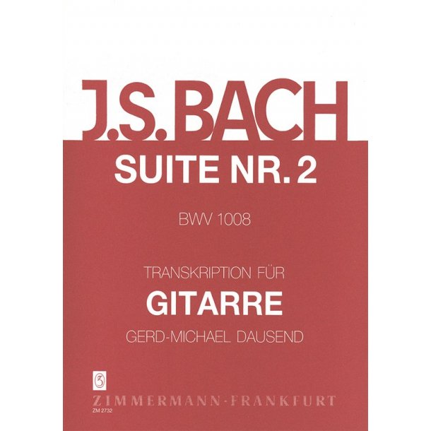 Bach, Js: Suite No 2 Bwv 1008