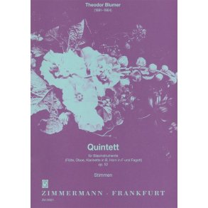 Blumer: Quintet - Parts