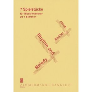 Rhythm And Melody Fr Blockfltenchor