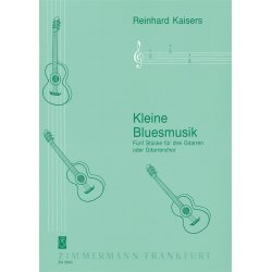 Kleine Bluesmusik. Fnf Stcke Fr 3 Gi