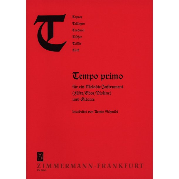 Abc-reihe T: Tempo Primo Fr 1 Melodi