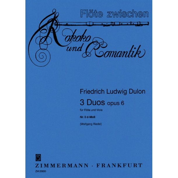 Dulon: Duo Op 6/3 D Minor