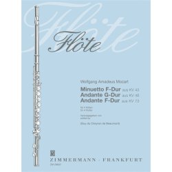 Mozart: Minuetto F Major K 43  + Andante G Major K 48 + Andante F Major K 73