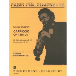 Niccolo Paganini: Capriccio Op.1 No.24 (Clarinet)