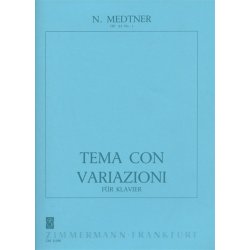 Medtner: Theme And Variations Op 55