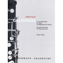 Antonino Pasculli: Galopade - 3rd Character Study (Oboe/Piano)