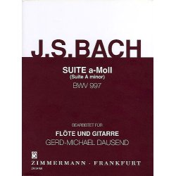 J.S. Bach: Suite In A Minor BWV 997 (Flute/Guitar)