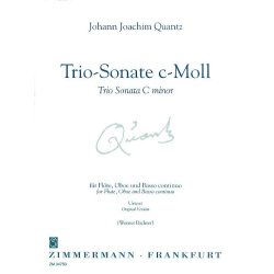 Johann Joachim Quantz: Trio Sonata In C Minor (Zimmermann Urtext Edition)