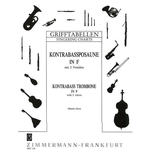 Contrabass Trombone Fingering Chart