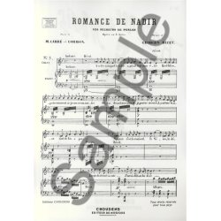 Georges Bizet: Romance De Nadir (Les Pcheurs De Perles) - Tenor/Piano