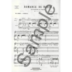 Georges Bizet: Romance De Nadir (Les Pcheurs De Perles) - Tenor/Piano