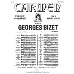 BIZET CARMEN N 5 SGUDILLE PRS DES REMPARTS DE SVILLE MEZZO OU BAR