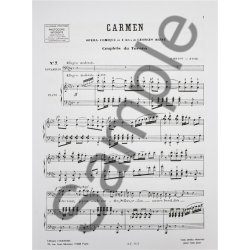 BIZET CARMEN N 7 CHANSON DU TORADOR VOTRE TOAST JE PEUX BARYTON OU B