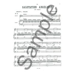 GOUNOD SALUTATION ANGLIQUE N3 SOPRANO OU TNOR CHANT/PIANO (FRE/LAT)