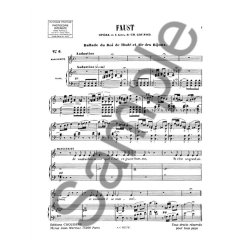 GOUNOD FAUST N 6 BALLADE ET AIR DES BIJOUX JE VOUDRAIS BIEN SOPRANO C