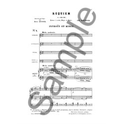 GOUNOD Requiem A 4 voix soli &amp; orgue du chur