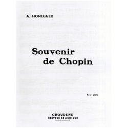 Arthur Honegger: Souvenir de Chopin