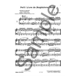 BACH PETIT LIVRE D'ANNA MAGDALENA BACH (LE) PIANO