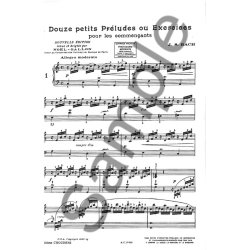 BACH PETITS PRLUDES ET FUGUETTES PIANO