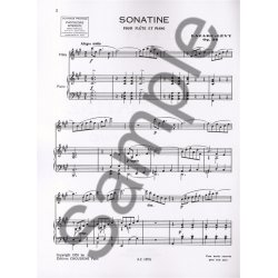 Lazare Lvy: Sonatine Pour Flute Et Piano Op.32