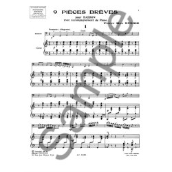 DUBOIS 9 PICES BRVES BASSON ET PIANO