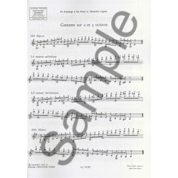 Marc Franceries: Gammes Et Arpges Pour La Guitare