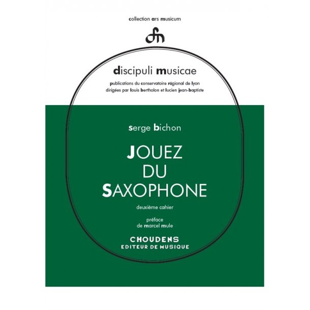 BICHON JOUEZ DU SAXOPHONE SAXOPHONE