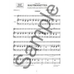 LOMBARD HAUTBOISETTES PICES FACILES HAUTBOIS ET PIANO