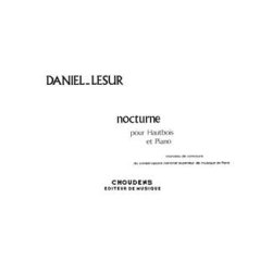 DANIEL-LESUR NOCTURNE HAUTBOIS ET PIANO