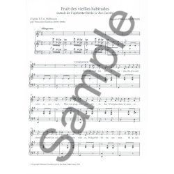 Offenbach: Perles Cach&eacute;es For High Voice And Piano