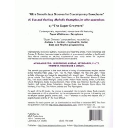 Ultra Smooth Jazz Grooves for E Flat (Alto) Sax