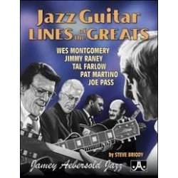 Aebersold Jazz Lines Greats Gtr Bk
