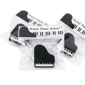 Eraser Piano 3D : Black 3,0*3,0*1,0Cm