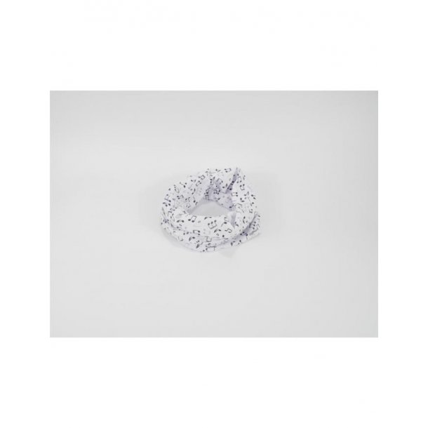 Loop Scarf Notes Black/White 25*50 cm