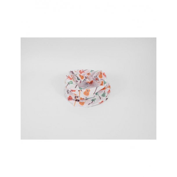 Loop Scarf Guitars Colourful/White 25*50 cm