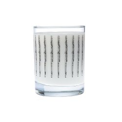 Clear Glass Tumbler: Flute
