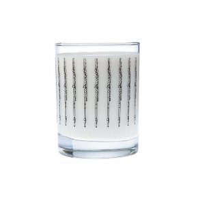 Clear Glass Tumbler: Flute