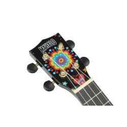 Mahalo Art Series Soprano Ukulele - Skull (Black) Med taske