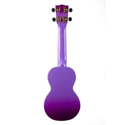 Mahalo Designer Series Sop Uke - Hawaii (Purple Burst) Med taske