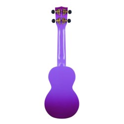 Mahalo Designer Series Sop Uke - Hibiscus (Purple Burst) Med taske