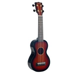 Mahalo Java Series Soprano Ukulele - 3 Tone Sunburst With gig bag