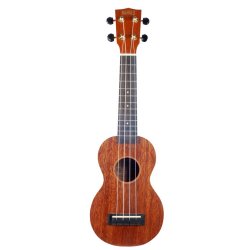 Mahalo Java Series Soprano Ukulele - Trans Brown Med taske