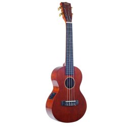 Mahalo Java Series Tenor Elec Ukulele - Vintage Natural With gig bag