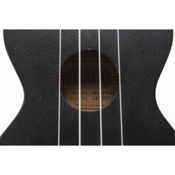 Mahalo Kahiko Plus Soprano Uke - Trans Black (Wide Neck) With gig bag