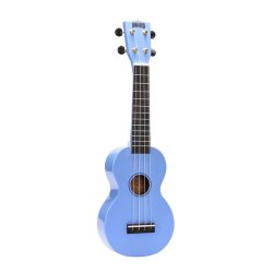 Mahalo Rainbow Series Soprano Ukulele - Light Blue Med taske